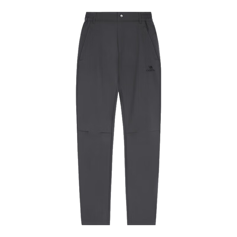 CAMEL Outdoor Softshell Pants for Men and Women, Spring and Autumn Warm, Windproof, Water-Repellent, Fleece-Lined Tactical Hiking Casual Pants