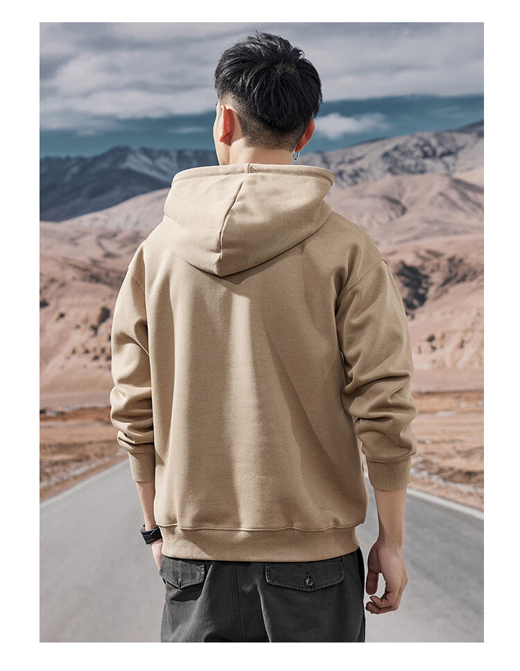 JEEP Men's Hooded Sweatshirt, Heavyweight Hoodie Jacket for Men, Loose-Fitting Spring And Autumn Outerwear for Men in 2026 17