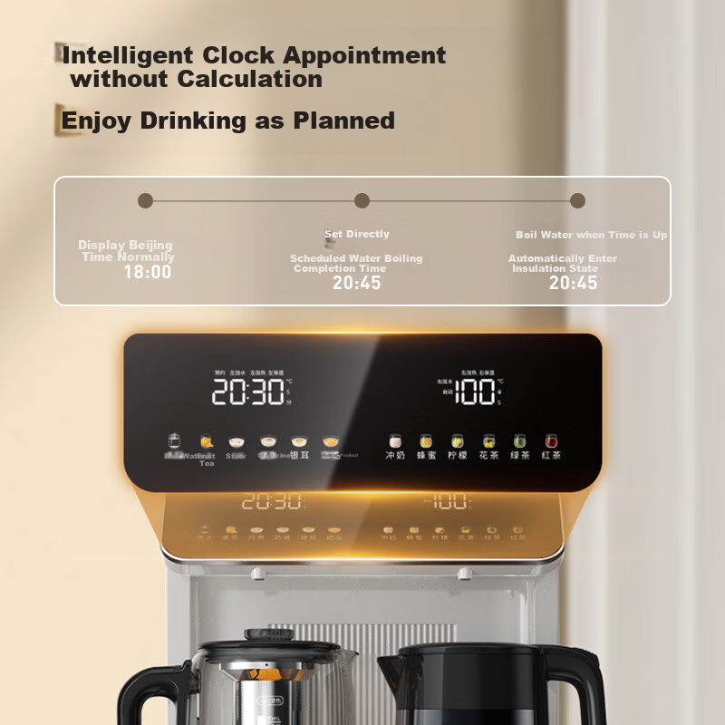 Joyoung Health Pot, электрический чайник, машина для приготовления чая, полностью автоматическая, защита от кипячения, голосовое управление, отложенный старт, диспенсер для воды, бытовая техника, WH150D