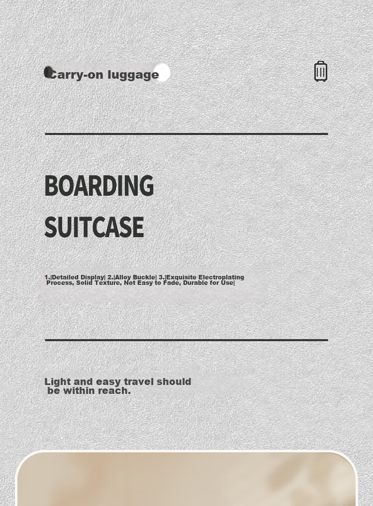 ATHT Luggage, Small Travel Suitcase for Men, Carry-On Business Trolley Case, 18-Inch Password Lock Suitcase for Women, Leather Trunk, Black 1