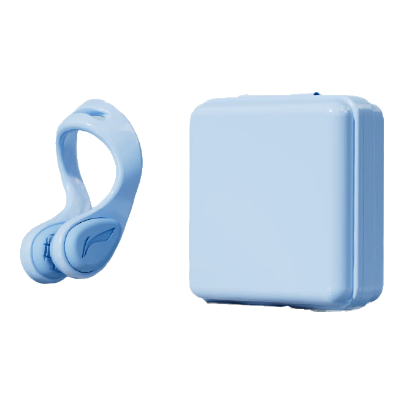 Li-Ning Nose Clip Swimming Equipment, Professional Children's Anti-Choking Water Comfortable Waterproof Nose Plug 073-3 Blue