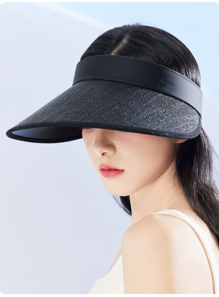 JIUMU Sun Protection Hat for Women, Sun Visor Cap, Sun Hat, Visor Hat, Cool Hat, Summer Outdoor Face-Covering UV-Resistant Hat for Wome 16