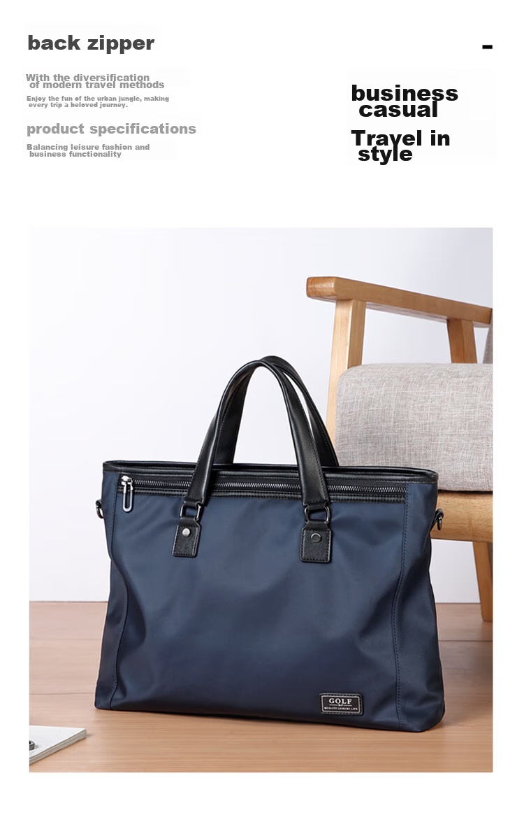 GOLF Business Briefcase for Men, Large Capacity Handbag, 15-Inch Laptop Bag, Casual Shoulder Crossbody Bag 3
