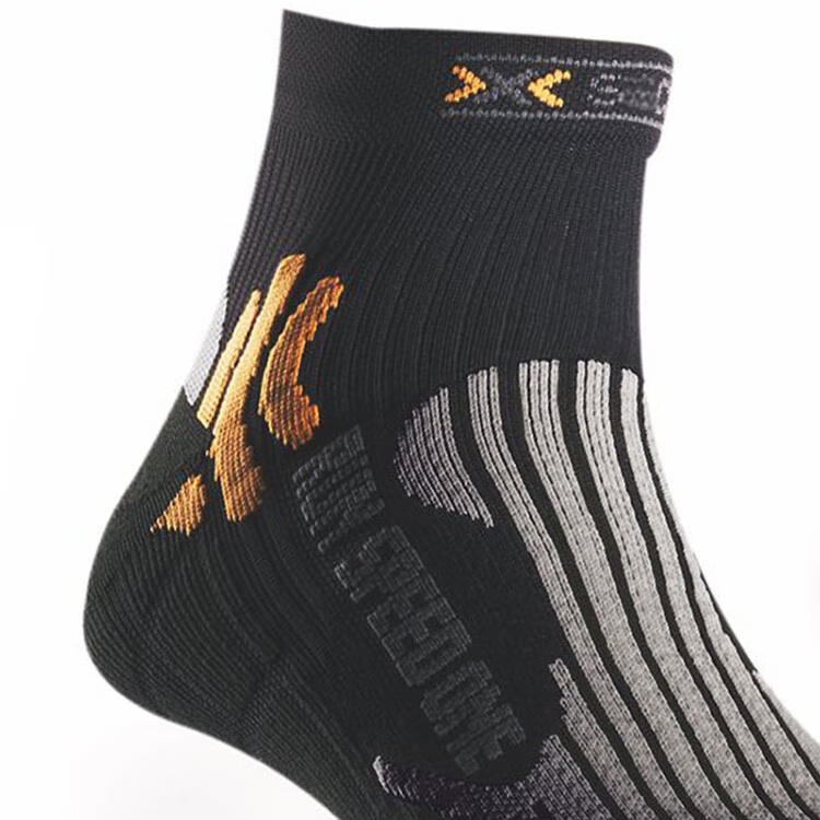 XBIONIC Outdoor Men's And Women's Quick Running Competition Socks, W068 White/gray, 22.5cm-24(35-38) 5