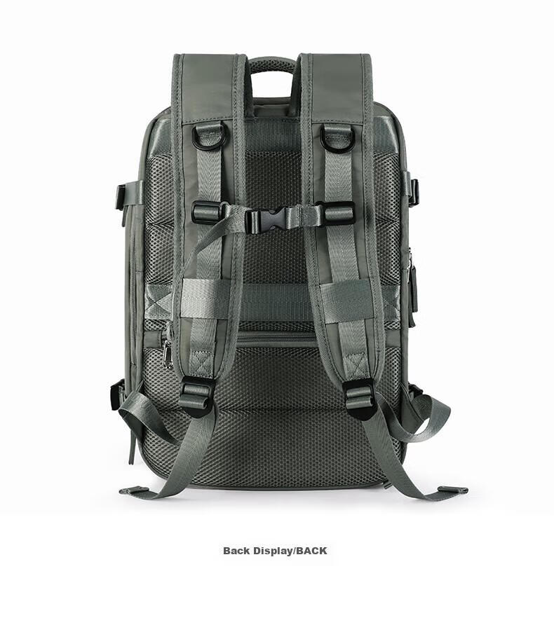 Landcase Backpack, Travel Bag for Women, Large Capacity, Shoulder Bag, Business Trip Bag, Laptop Bag for Men, 5162 Dark Green, Large Size 12
