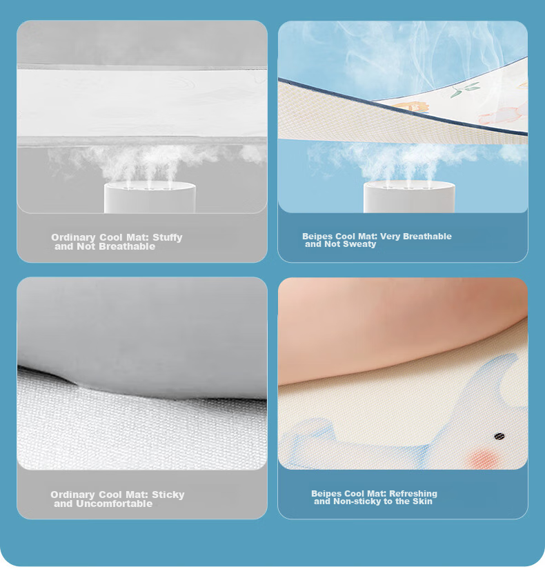 Betis Baby Breathable Ice Silk Cooling Mat Toddler Kindergarten Nap Bed Mat Forest Adventure 100*56cm 17