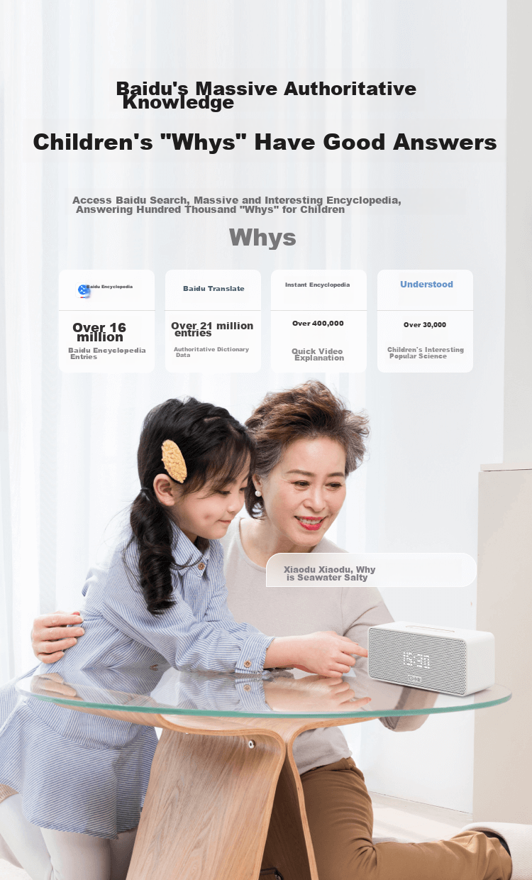 Xiaodu Sound Lingdong Version, Milk Chocolate Cocoa [Super Power Xiaodu] Smart Speaker, Professional Acoustic Design, Bluetooth Computer Desktop Speaker, Smart Alarm Clock, Gift for Gifting 14