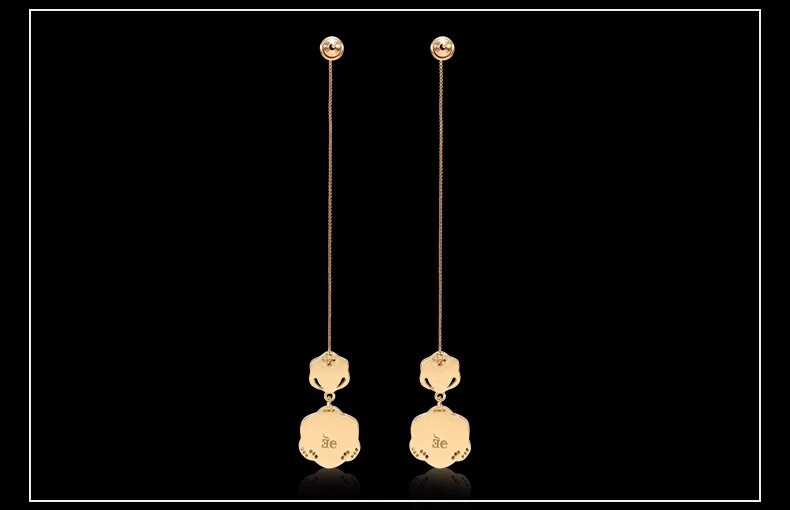 Eternelle [National Trend Design], French Eternal Dragon Scale Earrings, Luxurious High-End Ear Jewelry, Zodiac Year Gift 7