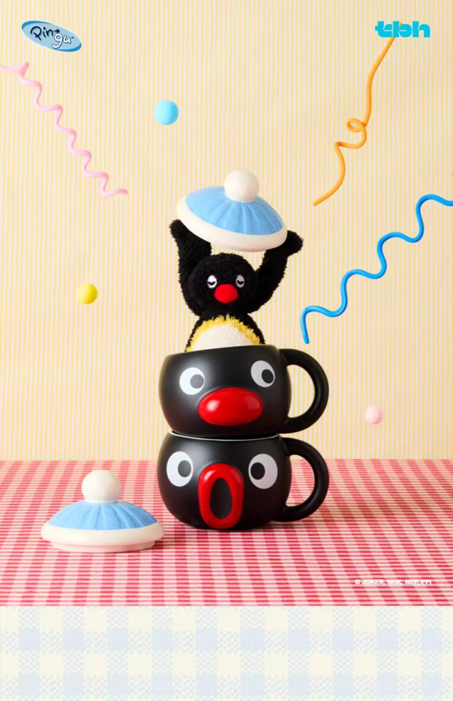 Tbh Pingu Ceramic Mug Water Cup Gift Box Set Drinking Cup Couple Cups Large Capacity Water Cup Gift for Others 1