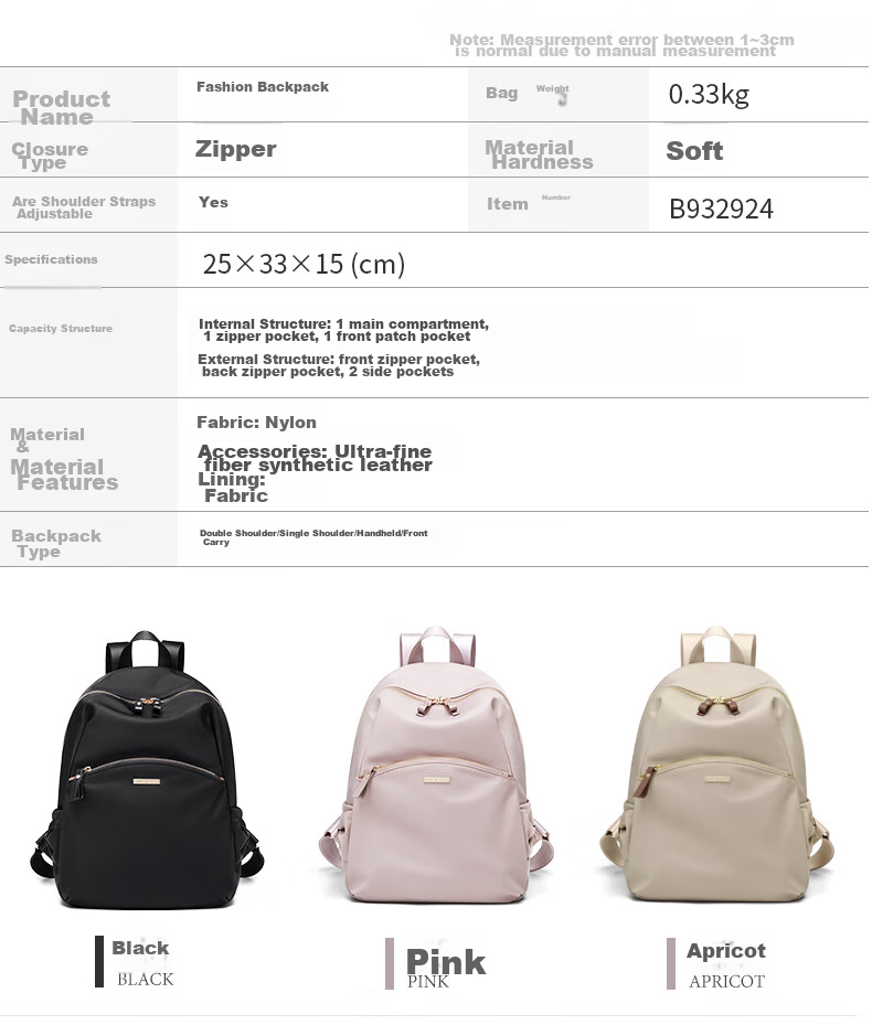 GOLF Backpack for Women, Casual Bookbag, Travel Bag, Lightweight Ladies Backpack, IPad Laptop Bag, Birthday Gift for Girlfriend 12