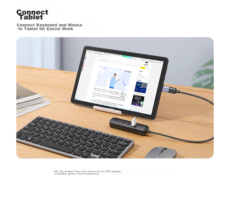 UGREEN USB 3.0 Hub, Gigabit Ethernet Adapter for Laptop, External Wired Network Card, Network Cable Converter, Expansion Device for Huawei Computers, HUB Expander, RJ45 Converter 14