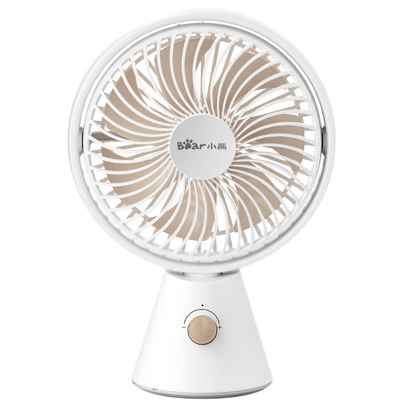 Bear Electric Fan, Small Fan, Office Desktop Fan, Mini Portable USB Plug-In Fan, Dormitory Outdoor Camping Table Fan, Oscillating Electric Fan Companion DFS-H08K2