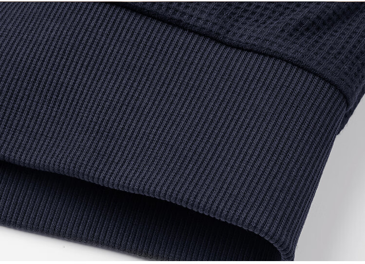 FIRS Waffle Texture Jacket for Men, Thickened Stand Collar Business Commute Skin-Friendly Soft Coat for Spring And Autum 7