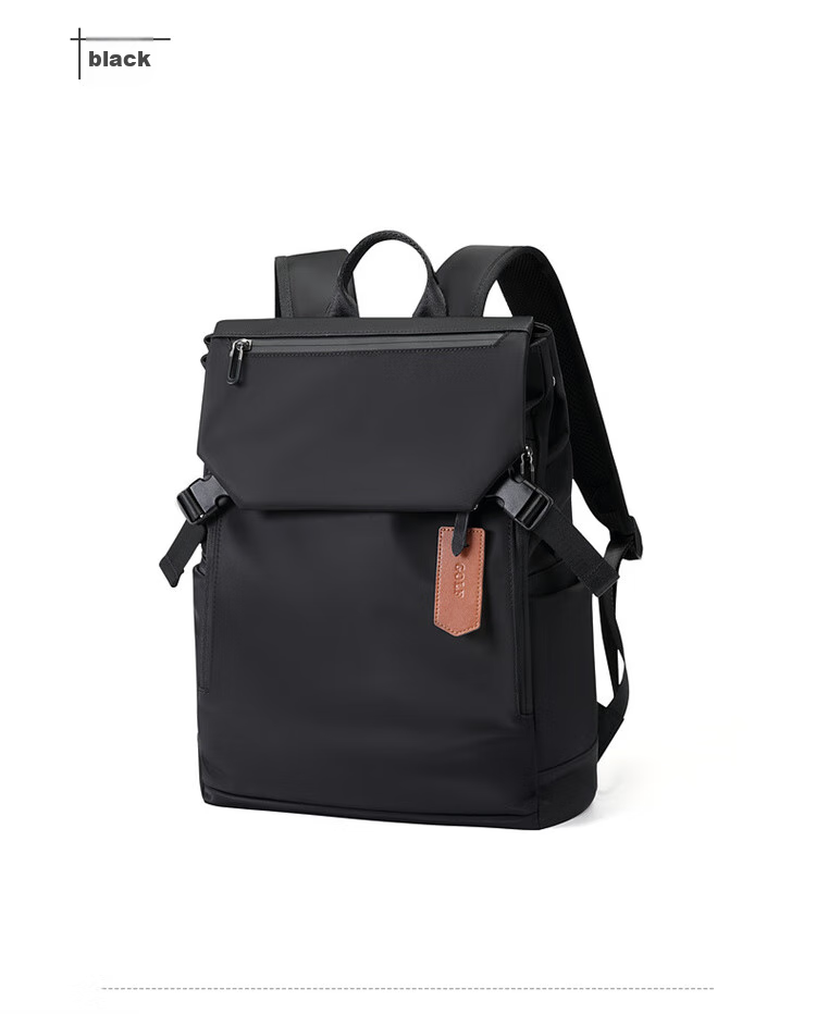GOLF Backpack for Men, 15-Inch Laptop Bag, Business Travel Backpack, Casual Student Bookbag, Black 17