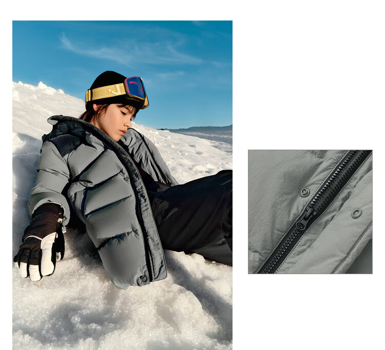 BALABALA Children's Long down Jacket for Winter Sports, Warm Outdoor Patchwork Color-Block Coat [bp] 208424107208 24