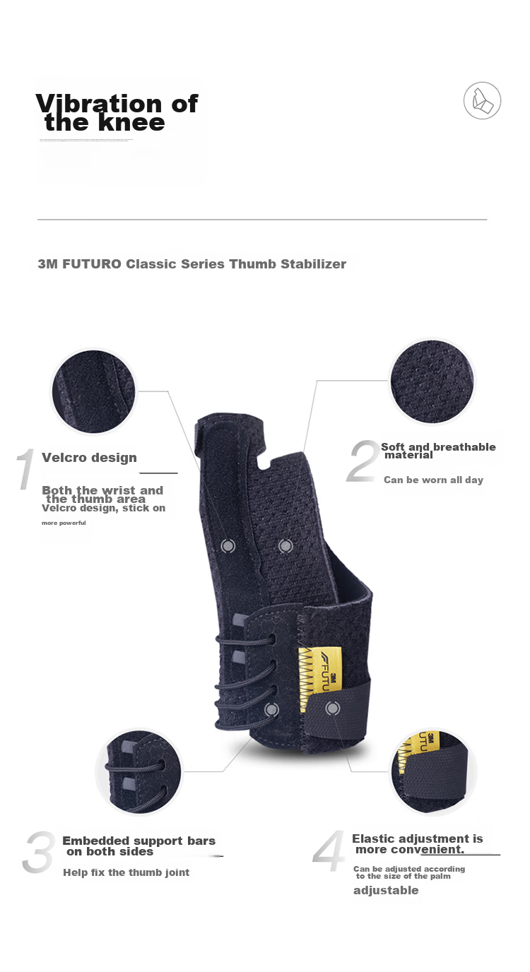 3M Wrist And Finger Protective Gloves, Breathable, for Trigger Finger Tendinitis, Sprains, Fracture Fixation, Sports Rehabilitation Wrist Support 3