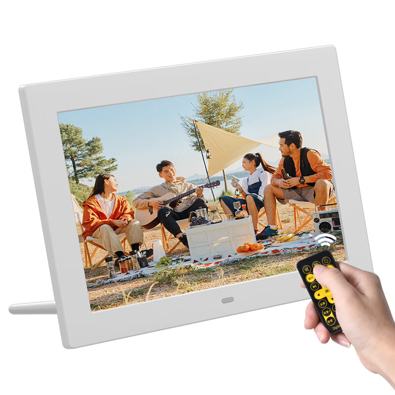 KODAK Digital Photo Frame, 10.1-Inch HD Electronic Album Video Player, White, Mid-Autumn Festival Gift
