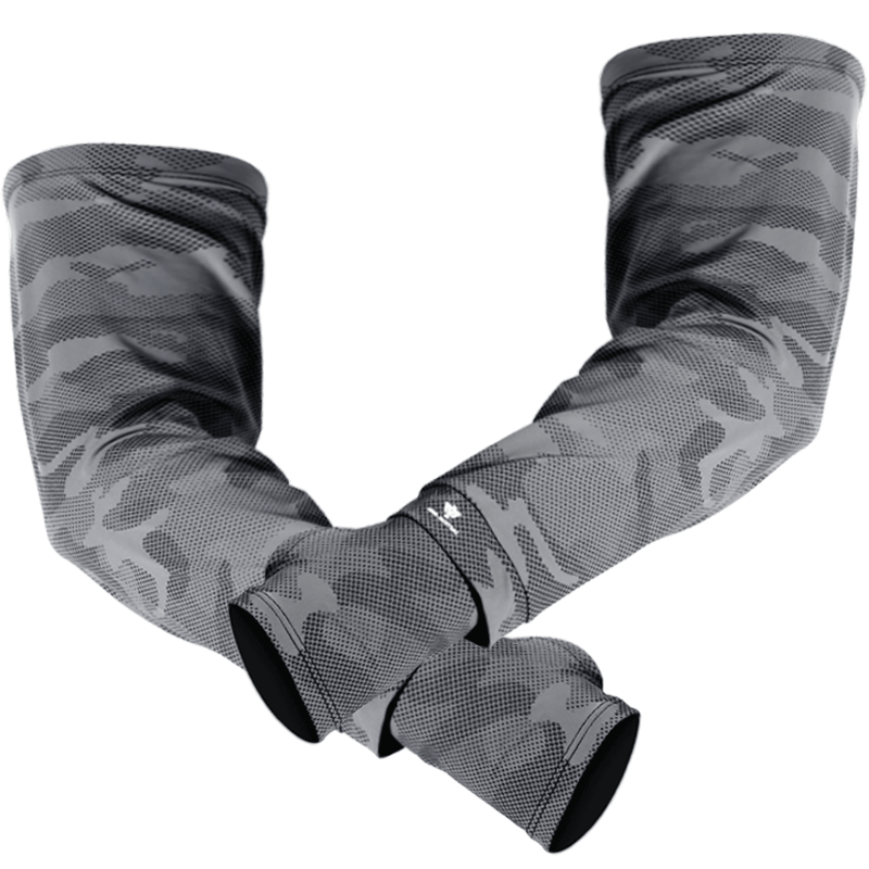 Zhanshuniao Wide Sleeve Ice Silk Sun Protection Arm Sleeves for Men And Women, Loose Fit Fishing Arm Guards Cycling Sleeves