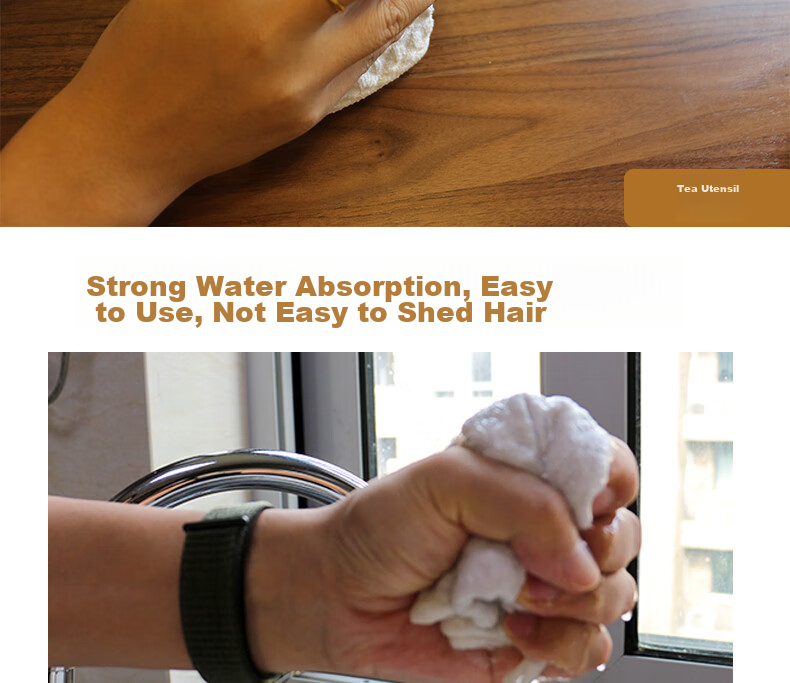 Rother Floor Cleaning Cloth 24*40cm*3 Pieces, Lint-Free Floor Towel, Flat Mop Replacement 5
