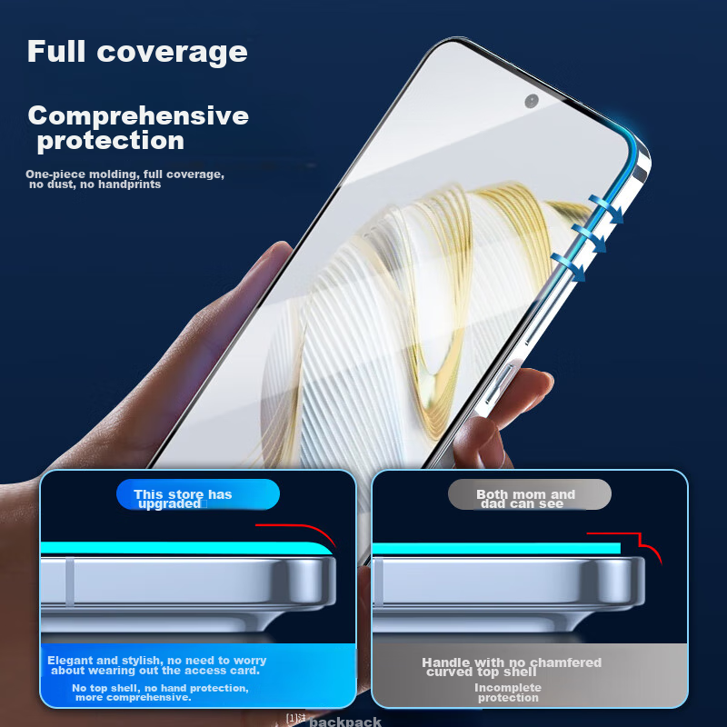 Защитное стекло для экрана KOOLIFE для Huawei Nova 10 SE, полное покрытие, ультратонкое, HD, закаленное стекло, защита от отпечатков пальцев