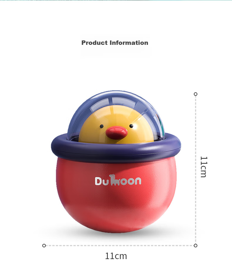 BFU Children's Toy for 0-1 Year Old Babies, Early Education Enlightenment Toy, Comforting Newborn, Red Cute Chicken Roly-Poly 19