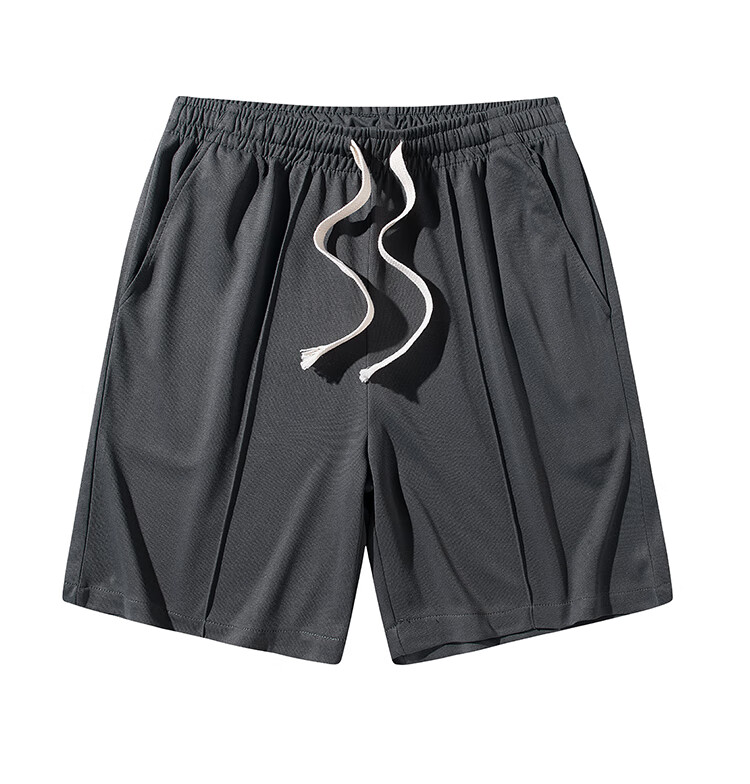 GENIOLAMODE Men's Workwear Shorts Summer Casual Loose Five-Point Pants Trendy Mid-Length Beach Shorts for Youth 5