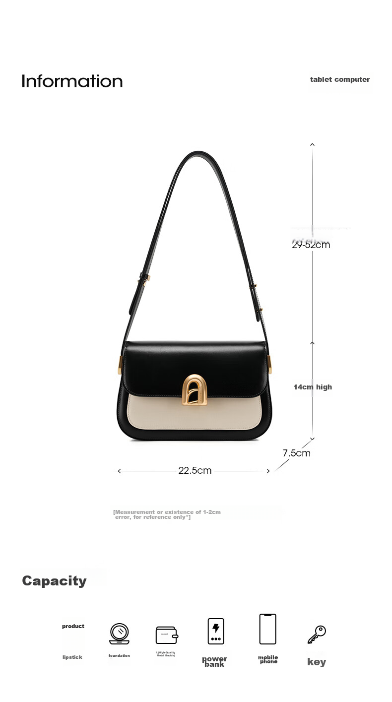 La Festin Women's Handbag, A-Line Design, Versatile Shoulder Crossbody Bag, Light Luxury Commuter Underarm Bag, Birthday Gift for Wome 8