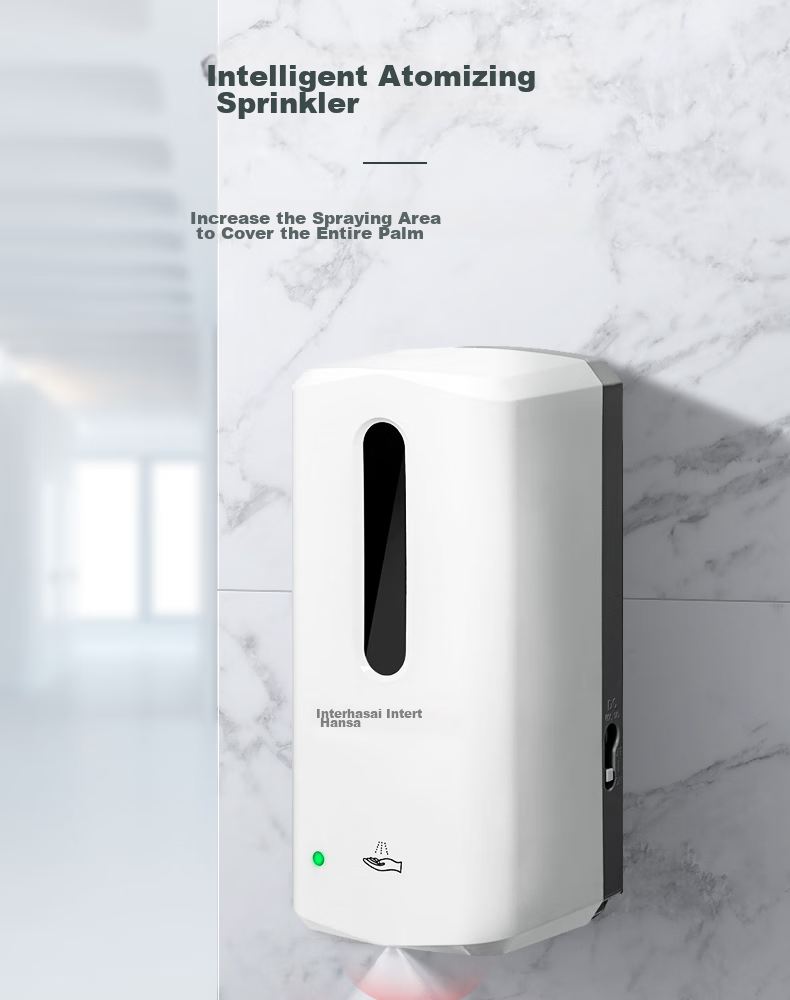 Interhasa! B802 Automatic Sensor Hand Sanitizer Wall-Mounted Hand Sanitizer Machine Alcohol Sprayer Atomizing Disinfection Hand Cleaner 5