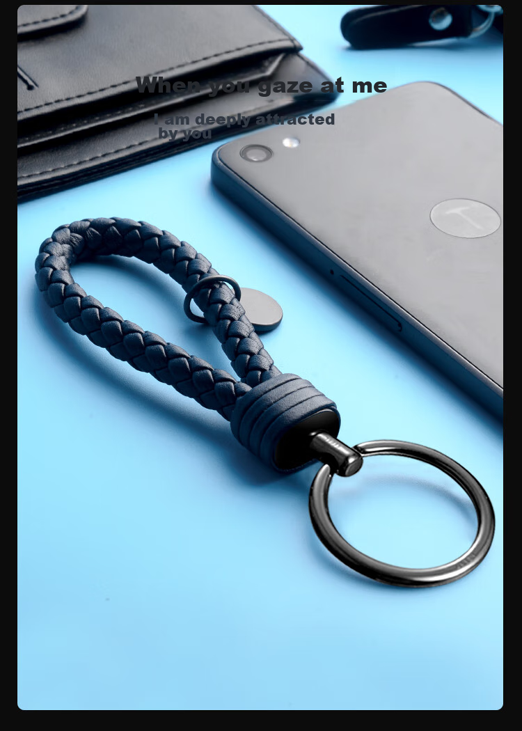 Laiben Knitted Car Key Chain for Men And Women, Key Pendant, Key Ring Lanyard, High-End Personalized Ornament BV 11