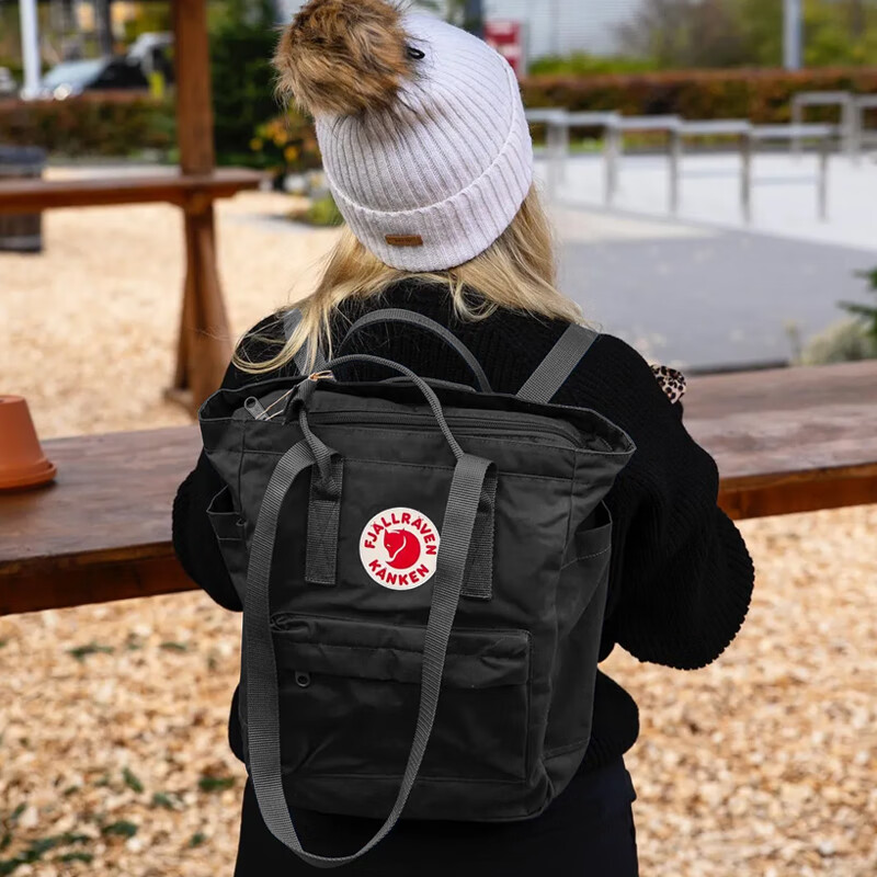 FJALLRAVEN Backpack, Casual Handbag for Men And Women, School Bag 23710-550 Black 14L, Goddess Day