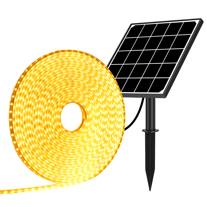 Intelamp Solar Light Strip, Outdoor Landscape Decorative String Lights, Villa Courtyard Eaves Lights, Balcony Fish Pond Waterproof String Lights