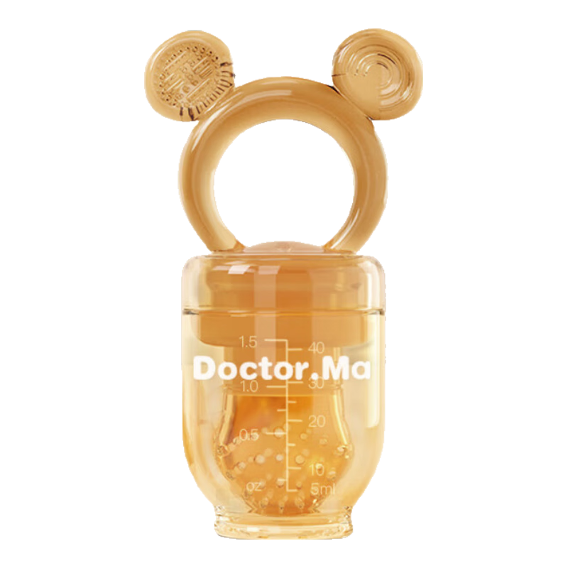 DOCTOR MA Baby Teething Bag, Fruit Eating Tool, Infant Vegetable And Fruit Supplementer, Silicone Teether, L Size, Antibacterial