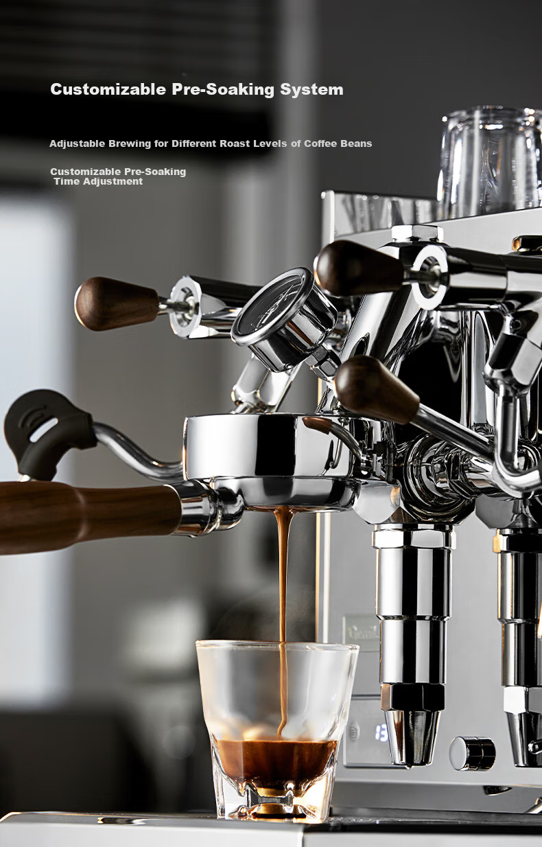 GEMILAI White Whale G3035 Coffee Machine, Home Semi-Automatic Coffee Maker, American And Italian Espresso, E61, 2L Dual Boiler 10