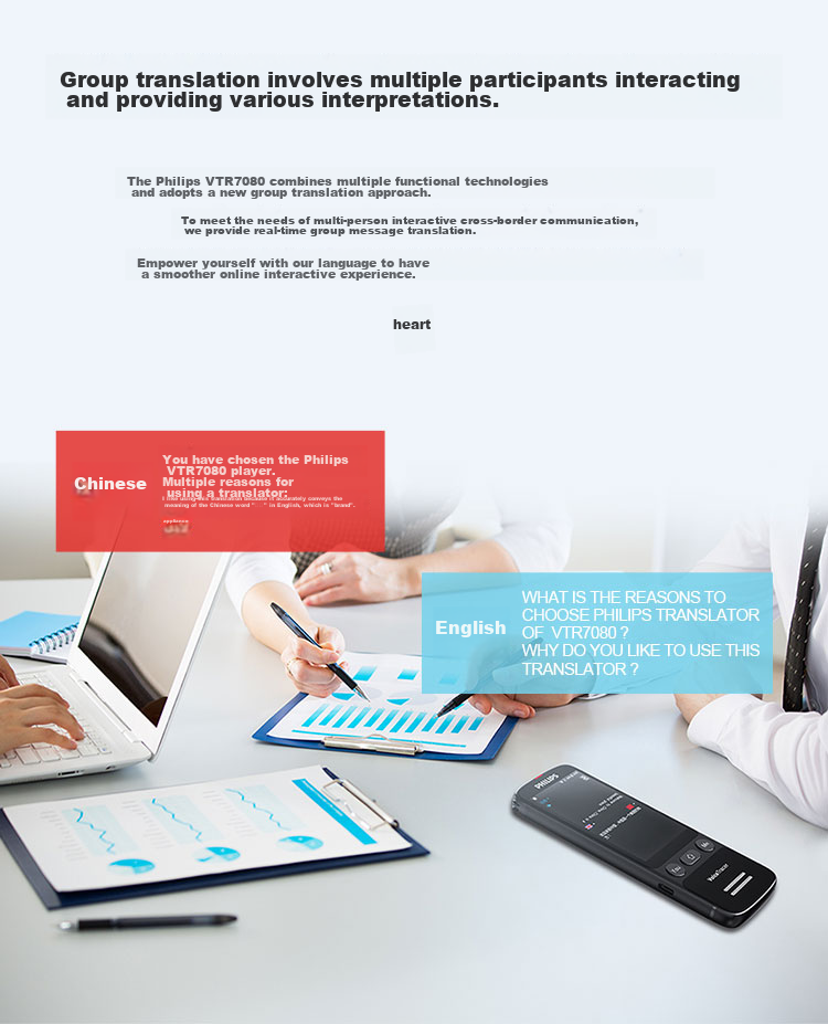 PHILIPS Real-Time Interpretation Device, Multilingual Translator, Portable Offline Translation Pen for Travel Abroad, Voice And Photo Smart Translator, Oral Real-Time Interpretation Equipment 9
