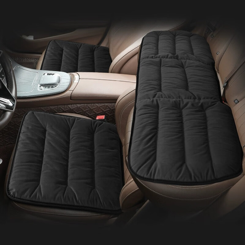 Dijialun Winter Car Seat Cushion, Thickened Warm Short Plush Seat Cover, All-Season Tatami, Office And Home Chair Pad 12