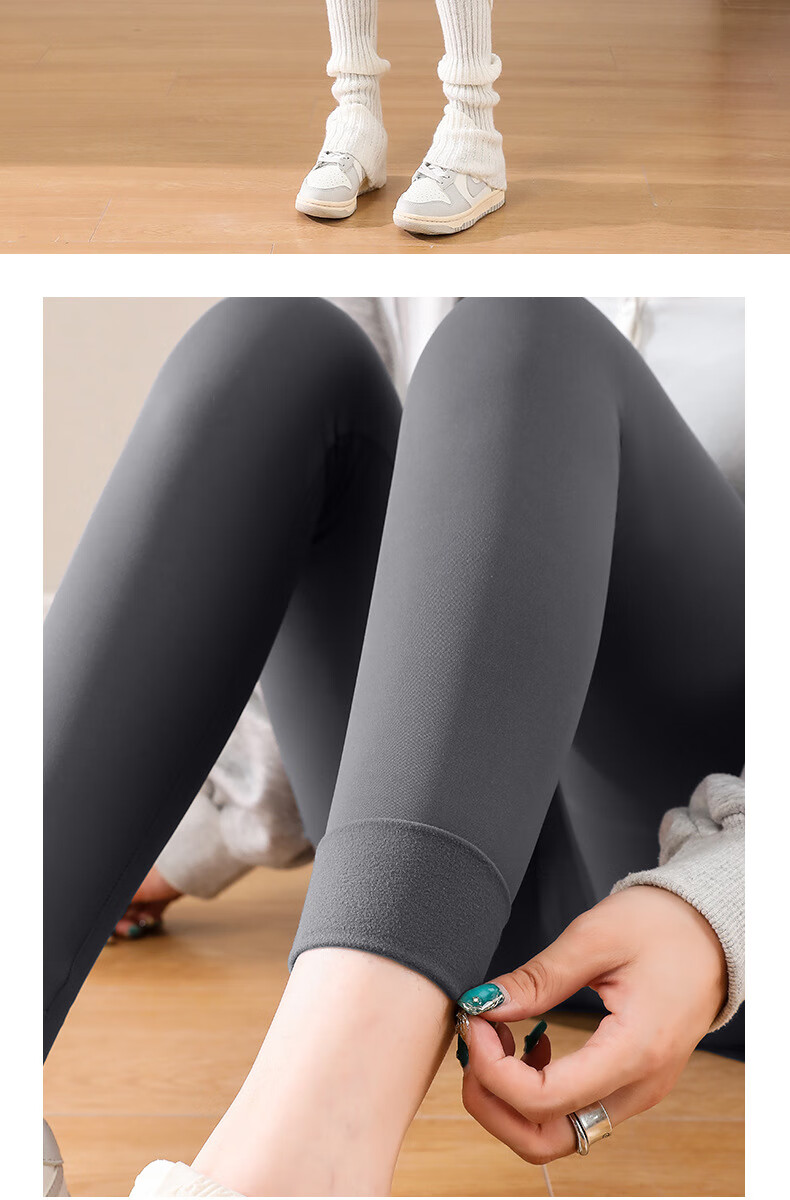 LangSha Brushed Shark Leggings for Women, Tight-Fitting 200g New Spring And Autumn Running Yoga Pants, Suitable for Outdoor Wear As Base Layer 16