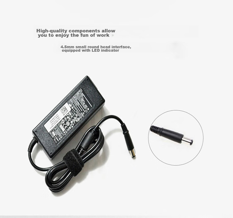 DELL Original Laptop Charger Power Adapter, 65W-4.5mm Interface, Compatible with Chengji 3425 Lingyue 3525/3530/5625/5430 4