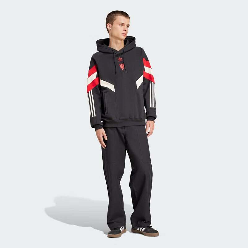 Adidas Men's MUFC OG HD Sports Hoodie/pullover IS6521 Black 2XL