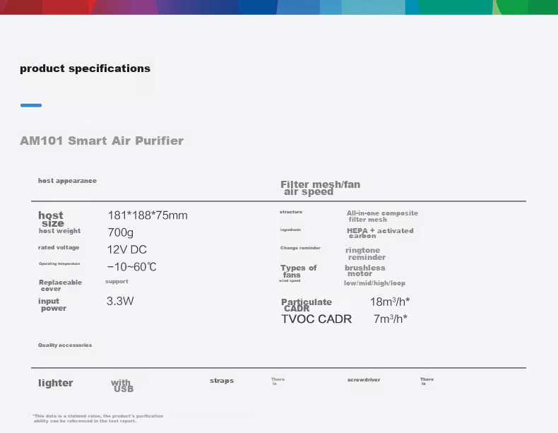BOSCH AM101 Car Air Purifier Removes Formaldehyde, New Car Smog, Smoke Odors, PM2.5 And Eliminates Odors inside the Vehicle 15