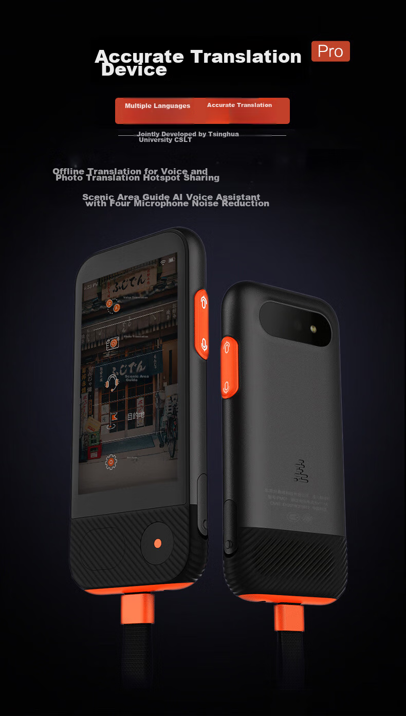 JoneR Translation Machine Pro, Multi-Language Learning 4G Voice Translator, Electronic Dictionary, Offline Translation Pen, Photo Translation, Instant Translation for Overseas Travel, Global Data Plan Included 1