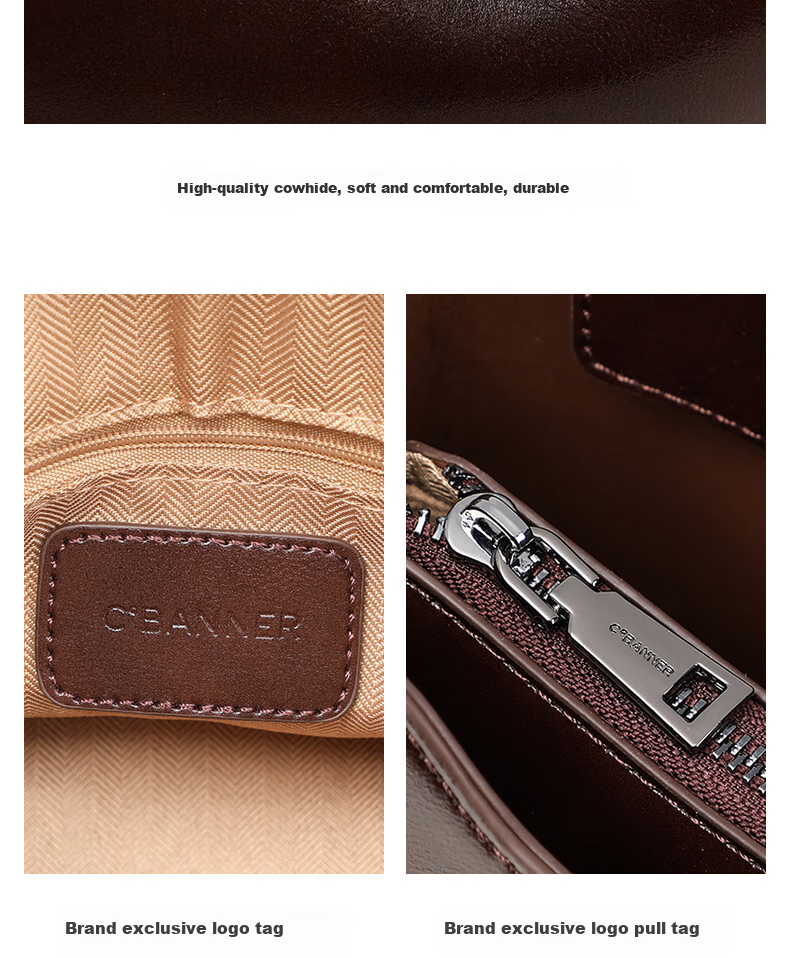 C.BANNER Leather Handbag, Women's Bucket Bag, Soft Leather Shoulder Crossbody Bag, Light Luxury Birthday Mother's Day Gift, Practical Present for Mom 5