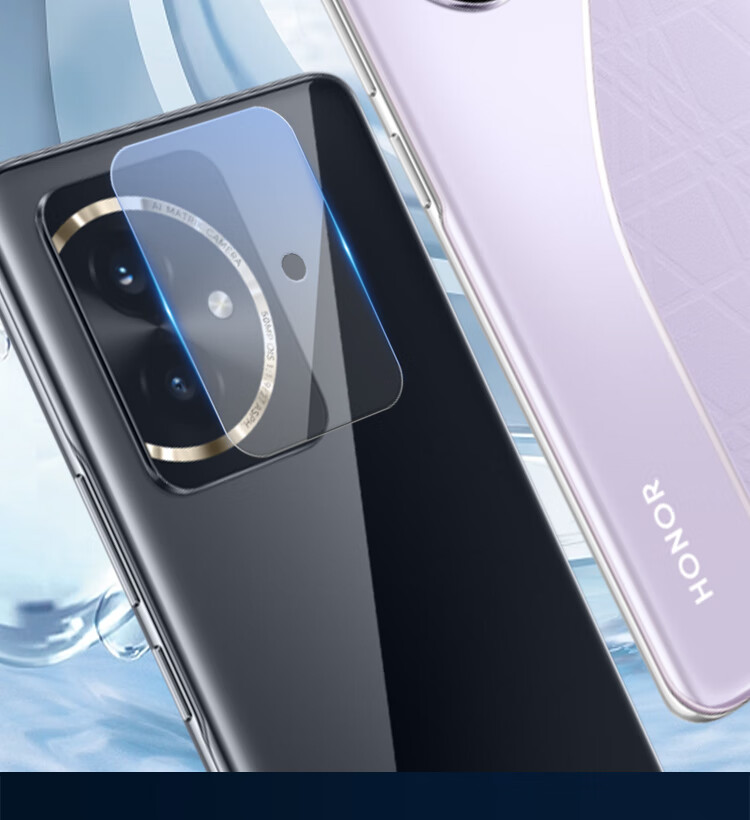 ESCASE [2-Pack] Tempered Glass Screen Protector for Honor 200 Pro, Huawei Honor 200 Pro Phone Film, HD Curved Full Screen Film, Anti-Scratch Anti-Fingerprint Full Glass Protective Film 2