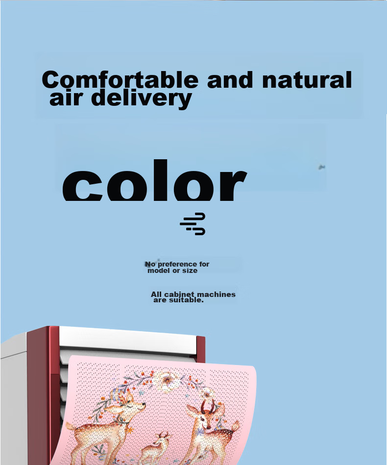 XIAOHUANGHOU Vertical Cabinet Air Conditioner Wind Deflector, Anti-Direct Blowing, Living Room Cabinet Machine Air Outlet Baffle, Wind Shield Cover, Air Guide Plate 11
