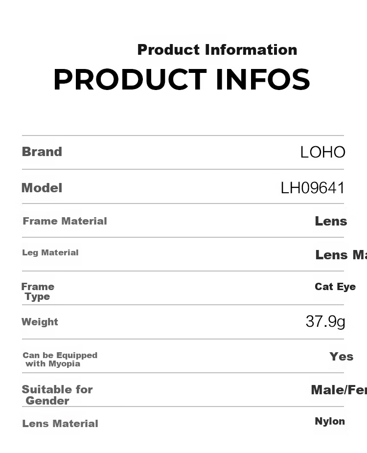 LOHO 2026 New Small Frame Sunglasses for Women, Cat Eye GM Sunglasses for Men, UV Protection, Specially Designed for Driving 8