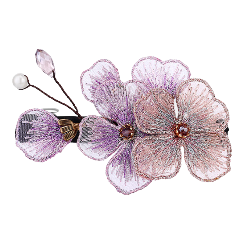 Cercoo Butterfly Hair Clip, Back of Head Hair Accessory, Spring Hairpin, Butterfly Barrette, Gift for Mom, Mid-Autumn Festival Present