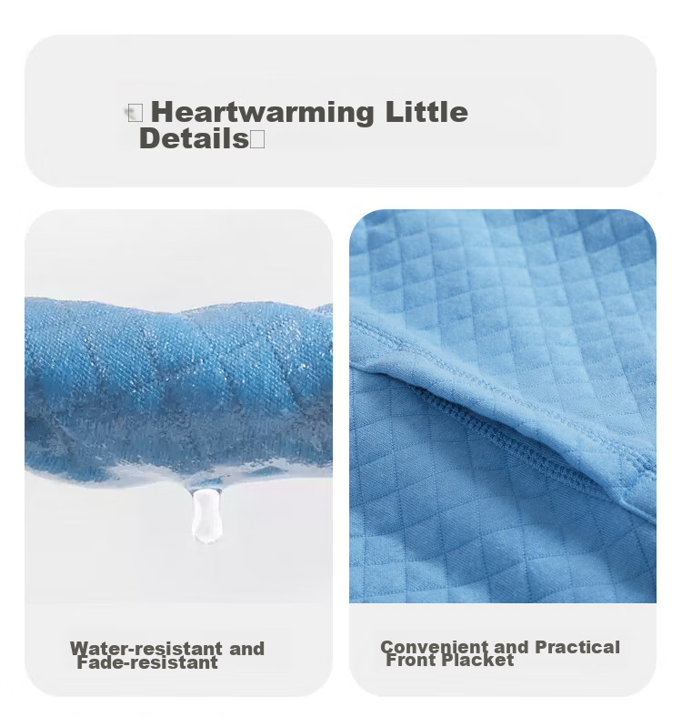 Hodohome Children's Thermal Pants, Boys' Three-Layer Padded Thickened Autumn Pants, for Older Children, Air Layer Cotton Single Pants, 273 140 21