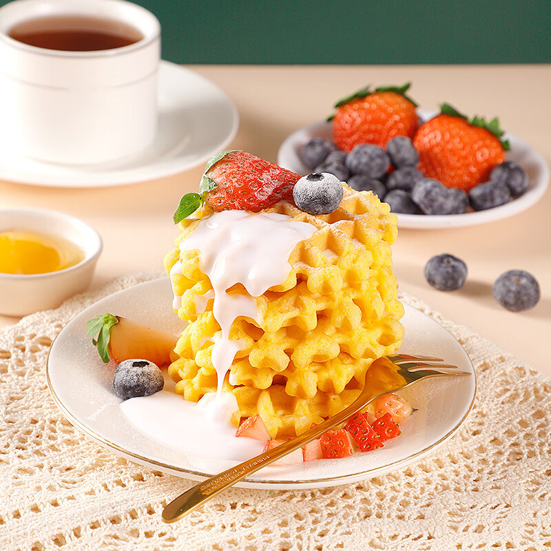 丹夫华夫饼原味540g蛋糕下午茶配点心零食健康独立装送长辈早餐面包茶