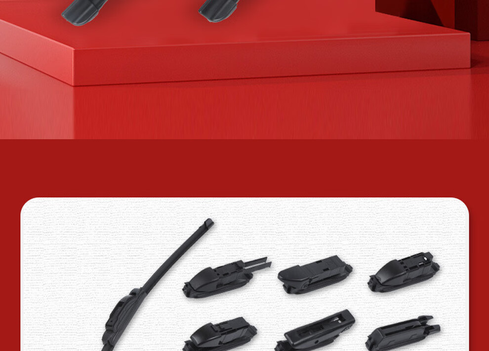 Hongxing [3-Pack] Windshield Wiper Blades for BAIC BJ80 Yongshi CTL151A/CTL161/163, Frameless Wipers 2