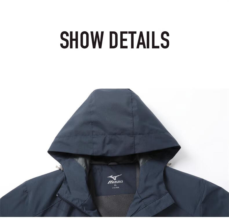 Mizuno Outdoor Jacket for Men And Women, Windproof Couple's Coat, Hiking Wear 10