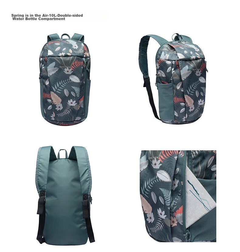 DECATHLON Men's And Women's Outdoor Travel Backpack, Hiking Backpack NH100, School Bag for Students And Children, 10 Liters, 4773405 21